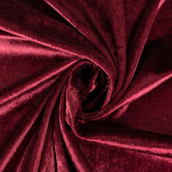 Takoy Elasztikus bársony anyag bordó színű