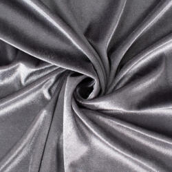 Takoy Elasztikus bársony anyag ezüst színű