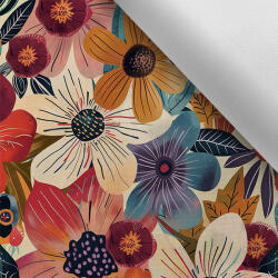 Takoy Vízálló poliészter TD/NS sötét virágok 26