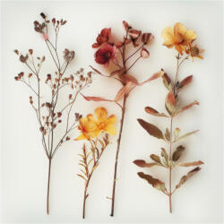 Takoy Panel vízálló poliészterből 49x49 nyári virágok 3