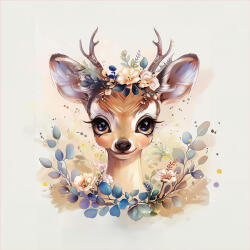 Takoy Panel vízálló poliészterből 49x49 flowers deer