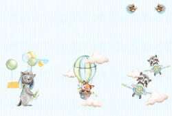 Takoy Panel babazsákra vízálló poliészter 150x105 My little boy - farkas