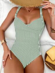 Shein Kétszínű Egyrészes Csíkos Ruha (L)