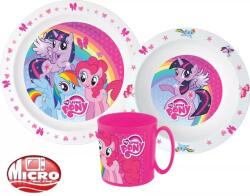  Én kicsi pónim étkészlet, micro műanyag szett bögrével 350 ml (JVL22253)