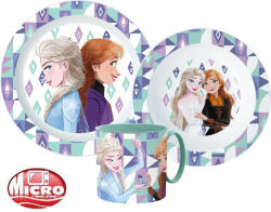  Disney Jégvarázs Ice Magic étkészlet, micro műanyag szett (JVL33352)