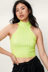Nasty Gal Lime Színű Csíkos Top (s) (471591)