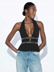 Shein Fekete Nyitott Hátú Felső (xs) - allegro - 1 885 Ft