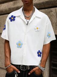  Manfinity Fehér Ing Rávarrásokkal (L)