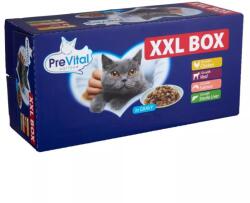 PreVital Gigabox alutasakos macskaeledel - válogatott ízek szószban (48*100 g)