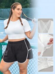 Shein Fehér Rövid Ujjú Felső (1XL) (602747)