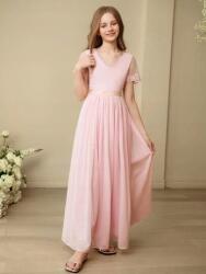 Shein Világos Rózsaszín Maxi Ruha (10L)