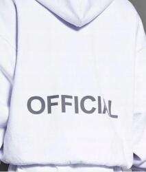 Boohooman Z8A110 Boohoo Man Kék Sport Pulóver S