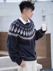 Dazy Sötétkék Laza Pulóver (s)