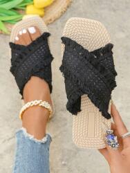 Shein Kétszínű Platform Flip-flop Papucs (39) (599735)