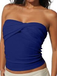 Shein Bordázott Nyitott Hátú Felső (L)