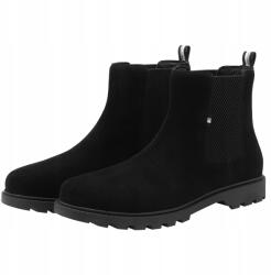 Ombre Elegáns fekete férfi bebújós bot Ombre velúr OM-FOBO-0173 V1 r 42 (157653)