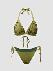 Shein Olívazöld Fürdő Bikini (L)