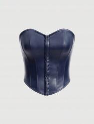 Shein Sötétkék Fűzős Hímzett Felső (s)