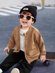 Shein Barna Vékony Cipzáras Kabát (18-24M)