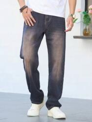  Manfinity Sötétkék Egyenes Szárú Farmernadrág (XL) - allegro - 7 630 Ft