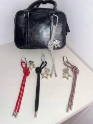 Shein Ezüst Medál Strasszos Kézitáskához (603234)