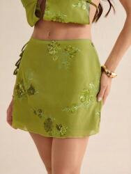 Shein Zöld Mini Szoknya Paillettával (L)