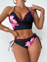 Shein Fekete Fürdőruha Felső Alsónadrág (s)