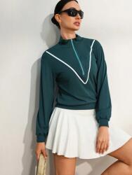 Shein Zöld Pulóver Cipzárral (XL)