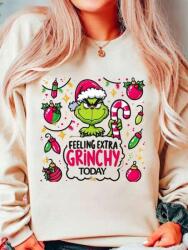 Shein Bézs Nyomott Mintás Pulóver (3XL)