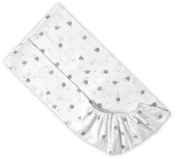 Lorelli gumis lepedő 60x120 + 15cm - Train Grey