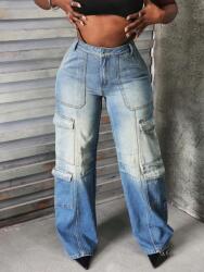 Shein Koptatott Farmernadrág (32/32)