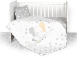 Lorelli 3 részes ágynemű garnitúra - Grey Elephant Stars