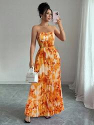 Shein Rakkozott Maxi Ruha Ruha (M)