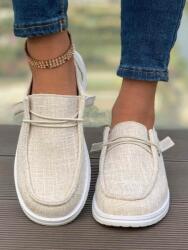 Shein Bézs Bebújós Tornacipő (40, 5) (601308)