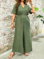 Shein Zöld Gombos Overál (2XL)