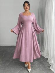 Shein Lila Hosszú Ujjú Ruha (1XL)