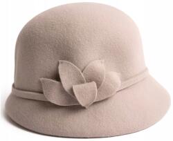 Szaleo Lucy elegáns filc kalap gyapjú, női, meleg Világos bézs