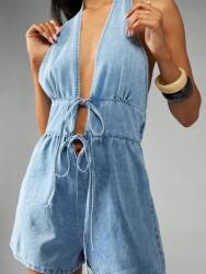 Missguided Nyitott Hátú Farmer Overál (xs)