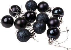 Valex Decor 12db-os 2.5cm-es karácsonyi gömb szett - Sötétkék (CB25-42)