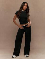 Missguided Bordázott Fekete Szett (XL)