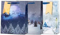  Ajándéktasak 180X230 Mm Téli Táj Mix, Színes