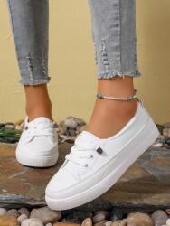 Shein Fehér Fűzött Edzőcipők (39) (600308)