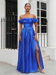 Shein Kobaltkék Maxi Ruha Kivágással (M)