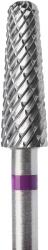 Everin Capăt Freză Bit Tungsten Carbide Mov 4x12mm BTE-23M - Profesional pentru Gel și Acryl | Everin (BTE-23M)