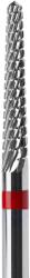 Everin Capăt Freză Bit Tungsten Carbide Roșu 2.3x14mm BTE-33R - Accesorii Profesionale Manichiură | Everin (BTE-35R)