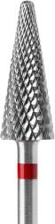 Everin Capăt Freză Tungsten Carbide Con Roșu 6x15 mm | Bit Profesional Unghii (BTE-39R)