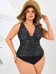 Shein Fekete Tankini Fürdőruha Szett (0XL) Felső És Alsó