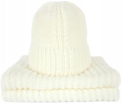 Art of Polo Pleasant sapka és sál szett női Lengyelországban készült Fehér (cz22805-1)