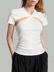 Shein Fehér Top Cut Out (XL)