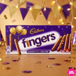 Cadbury Fingers - Csokoládébevonatú ropogós keksz 114g